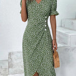 Miriam™ | gebloemde midi-jurk