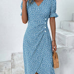Miriam™ | gebloemde midi-jurk