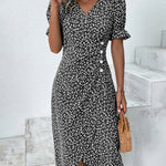 Miriam™ | gebloemde midi-jurk
