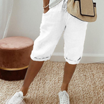 Lily™ | Linnen damesshort