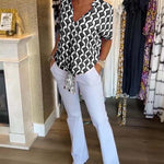 Wendy™ | Casual top met V-hals