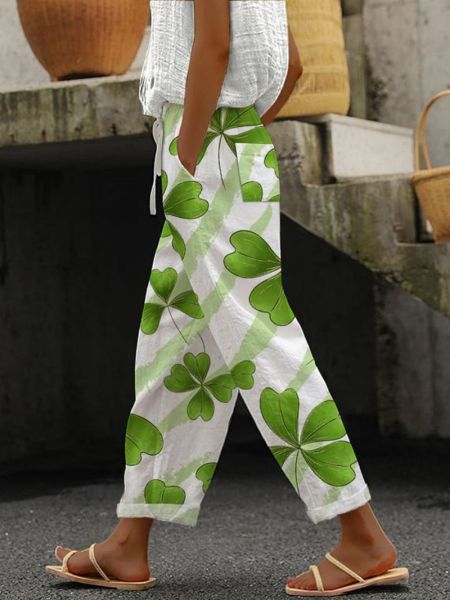 Flora | Zomerbroek met bloemen