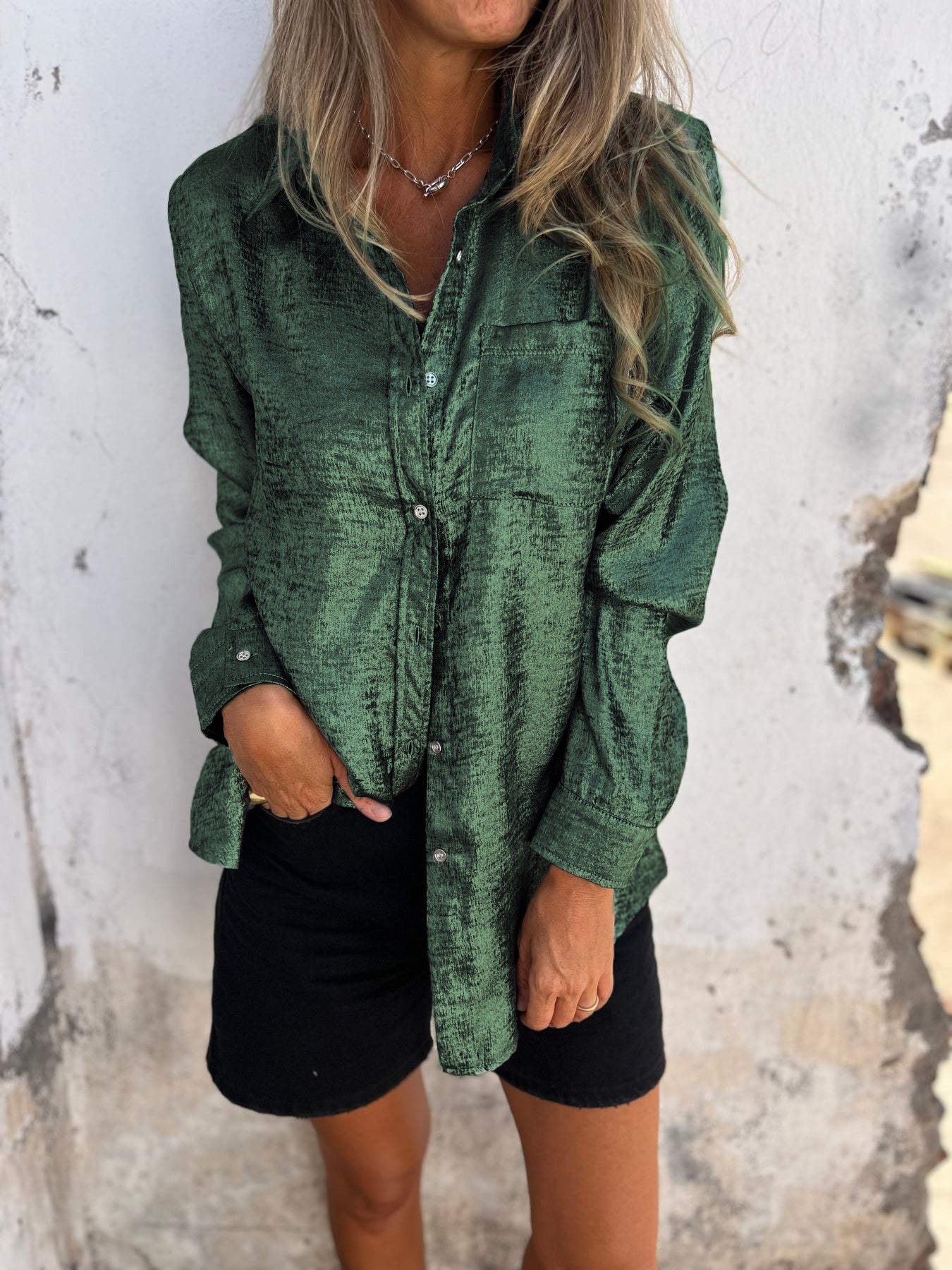 Milou™ Metallic Blouse