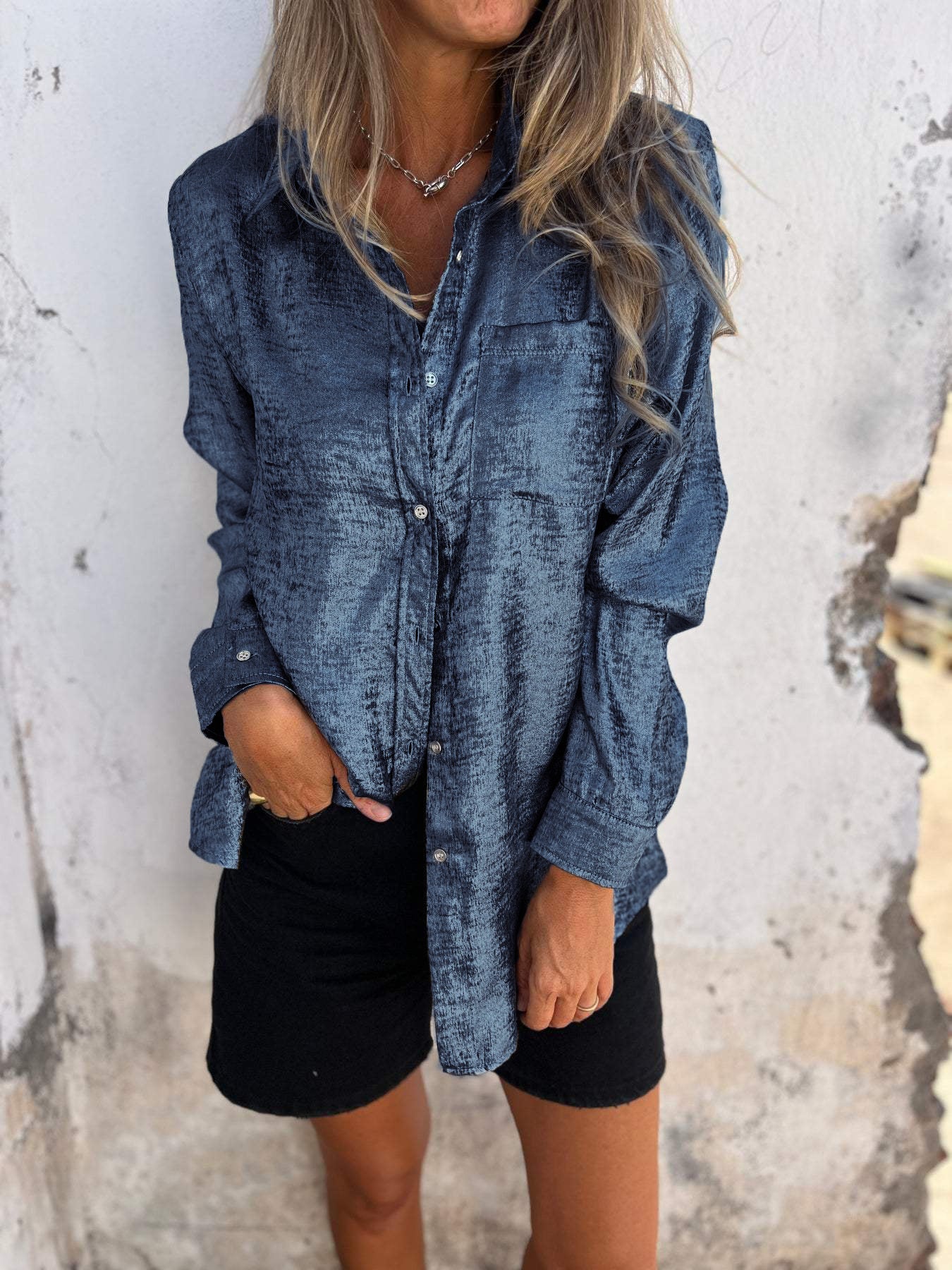 Milou™ Metallic Blouse