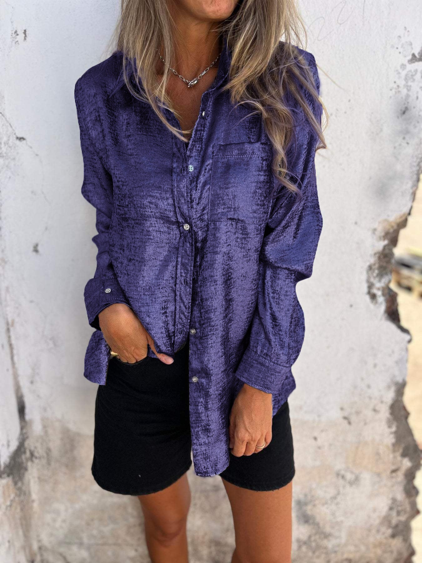 Milou™ Metallic Blouse