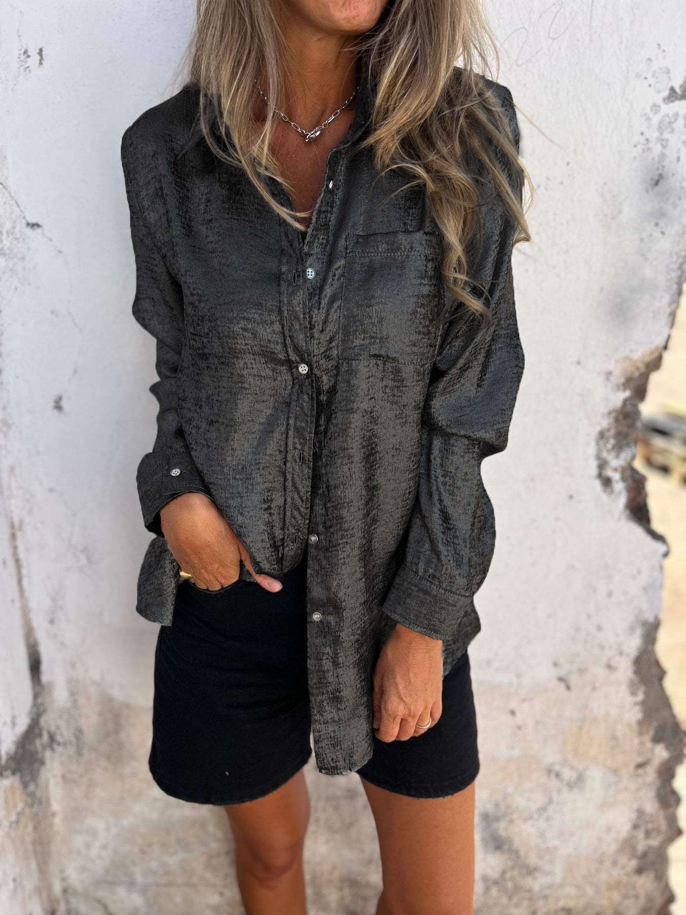 Milou™ Metallic Blouse