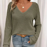 Esmee™ | gebreide V-hals shirt
