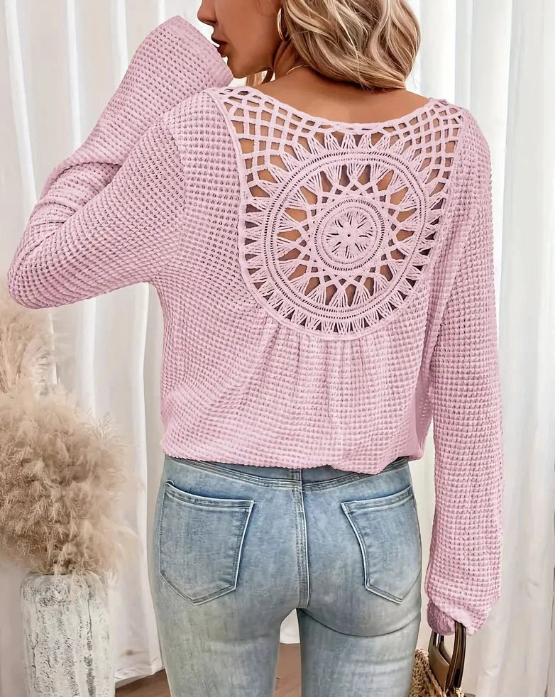 Esmee™ | gebreide V-hals shirt