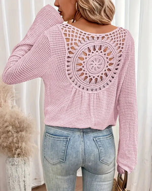 Esmee™ | gebreide V-hals shirt