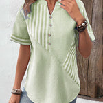 Mischa™ - Luxe Katoenen Blouse