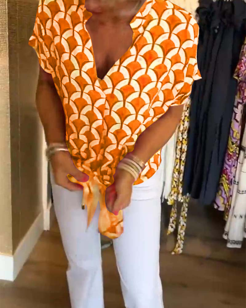 Wendy™ | Casual top met V-hals