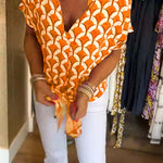 Wendy™ | Casual top met V-hals