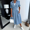 Elise™ | Trendy denim jurk