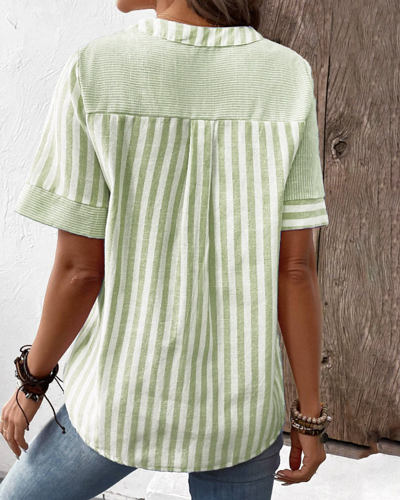 Mischa™ - Luxe Katoenen Blouse