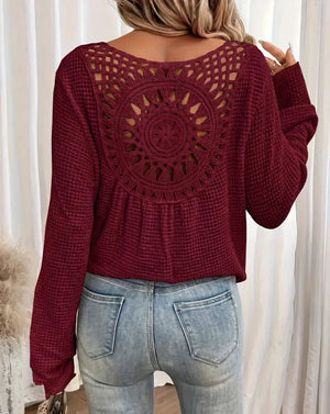 Esmee™ | gebreide V-hals shirt