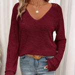 Esmee™ | gebreide V-hals shirt