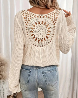 Esmee™ | gebreide V-hals shirt