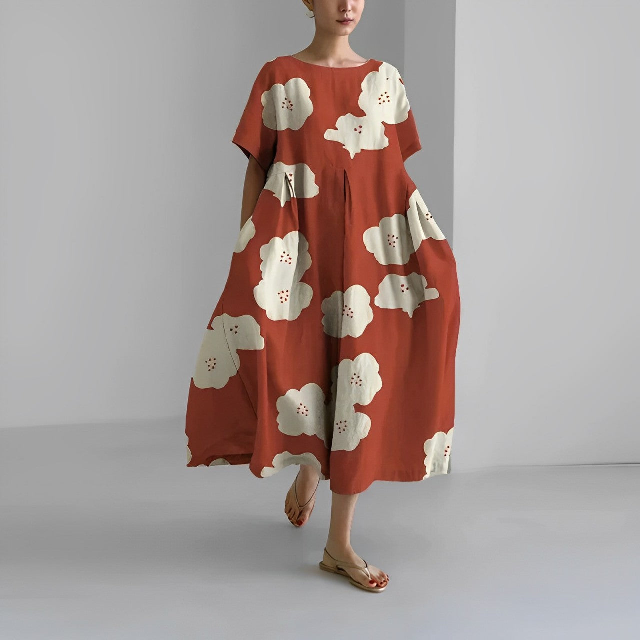 Rose™ - Comfortabele bloemenjurk