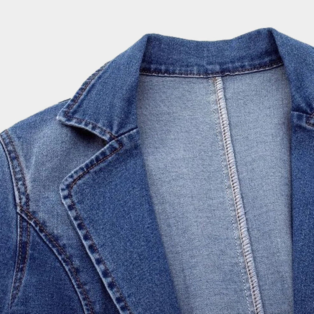 Elise™ | Casual Denim Blazer