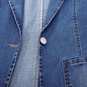 Elise™ | Casual Denim Blazer