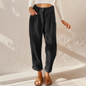 Elise™ | Casual fluwelen broek
