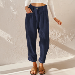 Elise™ | Casual fluwelen broek