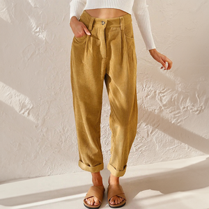 Elise™ | Casual fluwelen broek