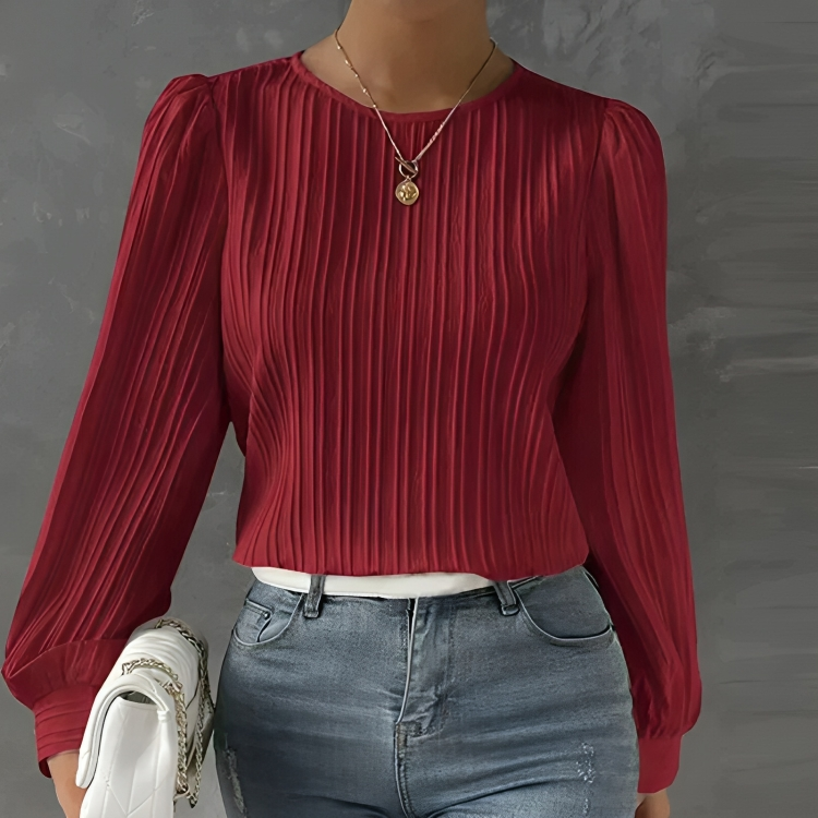 Mara™ | Elegante blouse met pofmouwen (1+1 Gratis)