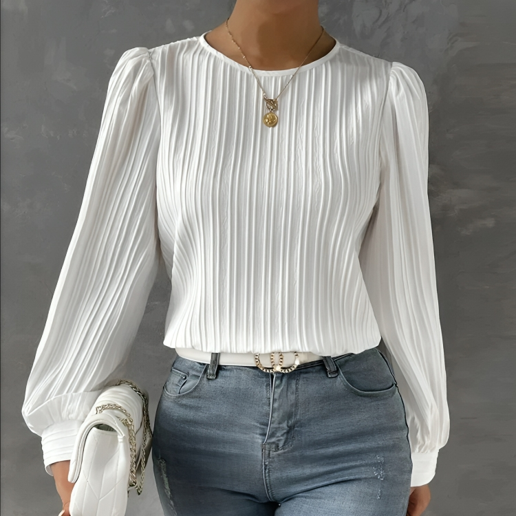 Mara™ | Elegante blouse met pofmouwen (1+1 Gratis)