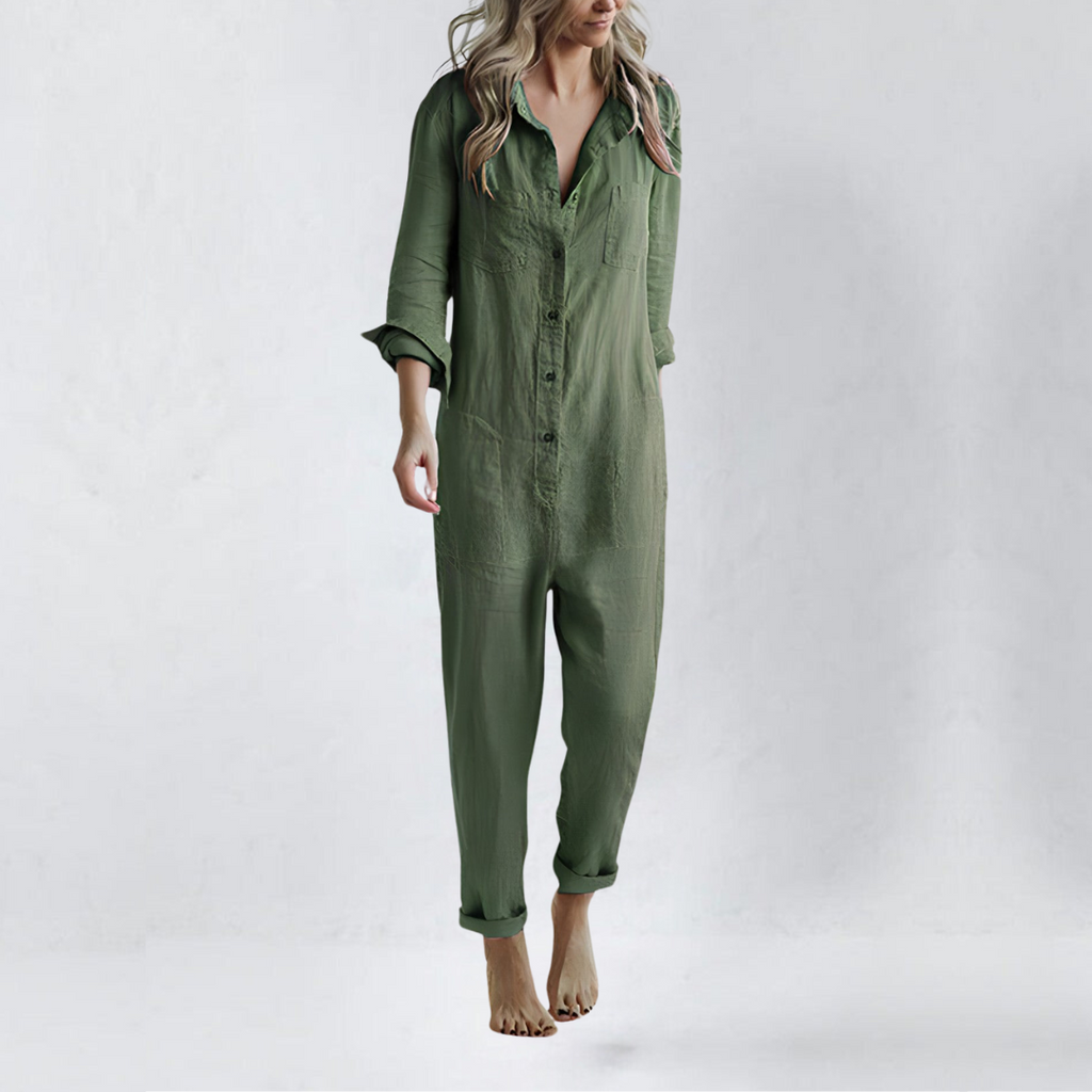 Beau™ Stijlvolle jumpsuit van katoen