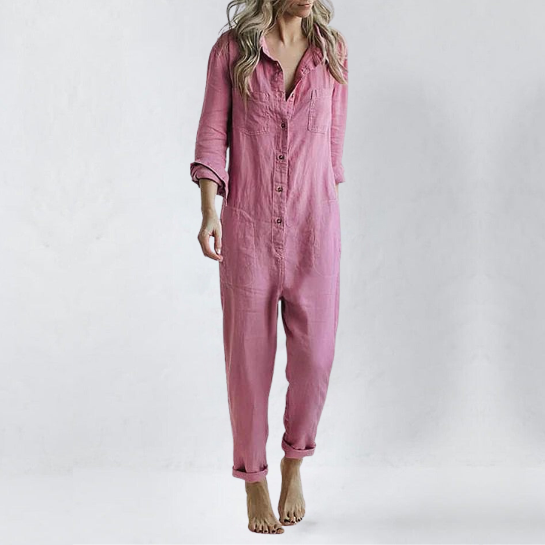 Beau™ Stijlvolle jumpsuit van katoen
