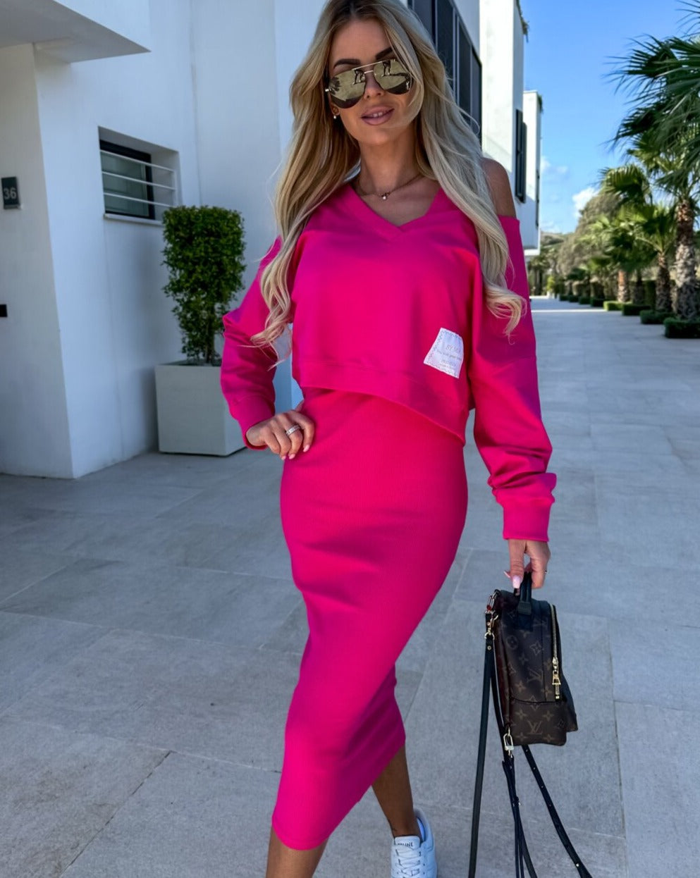 Andrea™ - Casual sweatshirt en jurk set