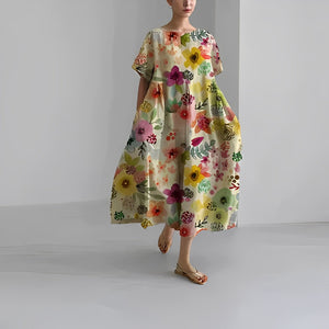 Rose™ - Comfortabele bloemenjurk