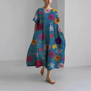 Rose™ - Comfortabele bloemenjurk