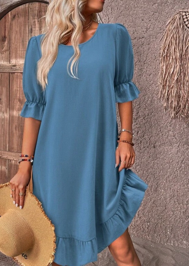 Marloes - Zomerjurk met ruches
