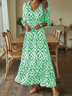 Ellie™ - Maxi-jurk met print