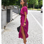Evie™ - Stijlvolle v-hals jurk