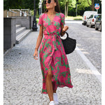 Evie™ - Stijlvolle v-hals jurk