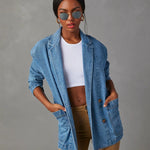 Mette™ | Denim Blazer