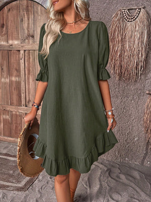 Marloes - Zomerjurk met ruches