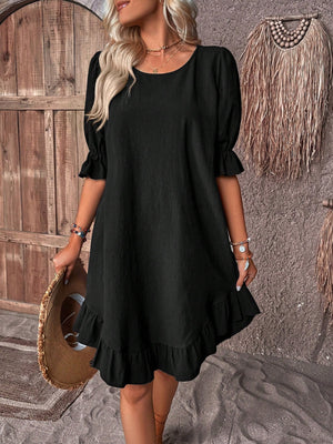 Marloes - Zomerjurk met ruches