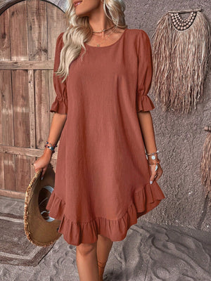 Marloes - Zomerjurk met ruches