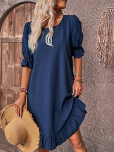 Marloes - Zomerjurk met ruches
