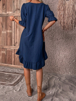 Marloes - Zomerjurk met ruches