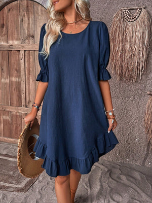Marloes - Zomerjurk met ruches