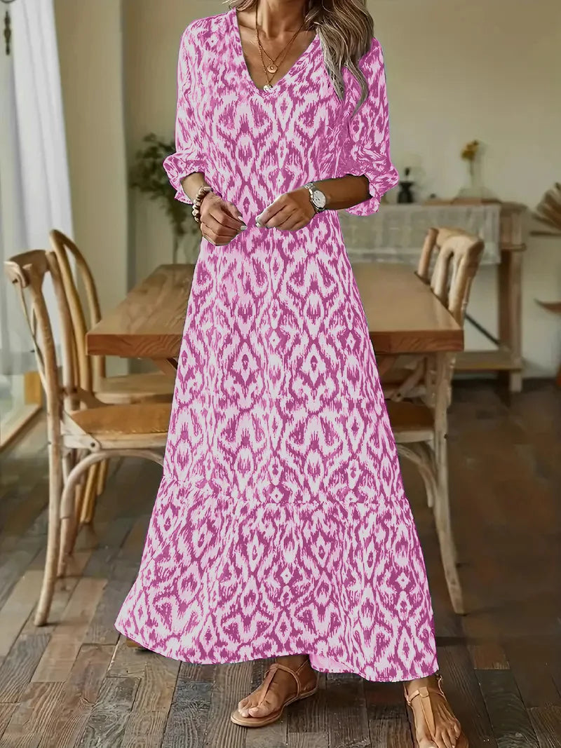 Ellie™ - Maxi-jurk met print