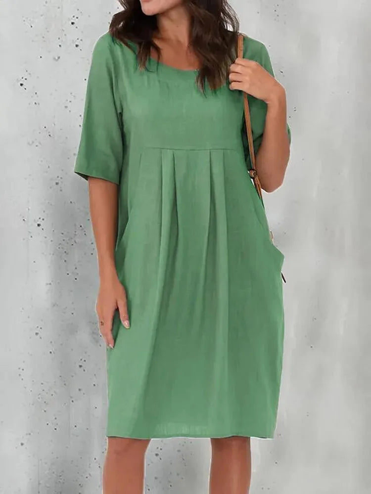 Julia™ | Elegante jurk met zakken