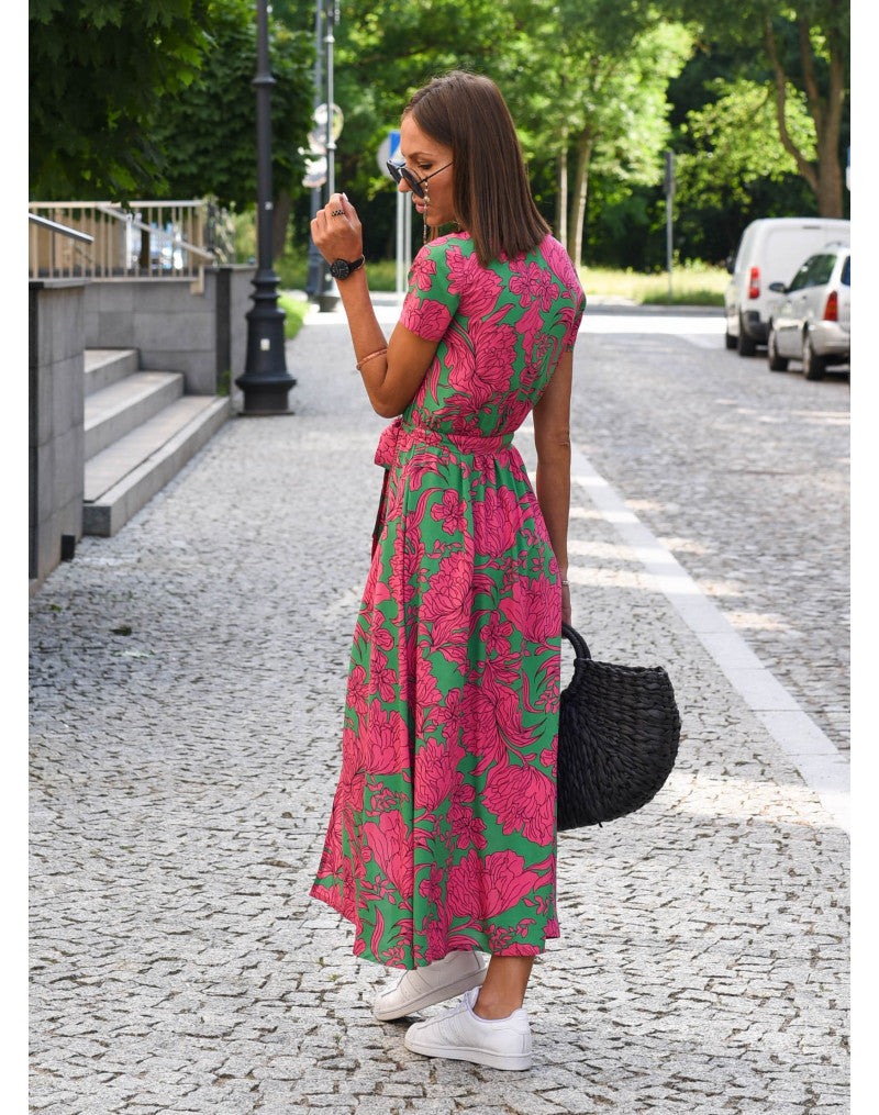 Evie™ - Stijlvolle v-hals jurk