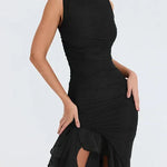 ROZZ™ midi-jurk met ruches