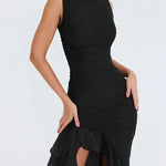 ROZZ™ midi-jurk met ruches